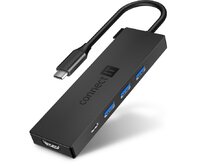 CONNECT IT USB-C hub, 5v1 (USB-C,3xUSB-A,HDMI), externí, ANTRACITOVÝ