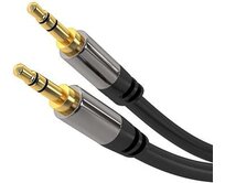 PremiumCord HQ stíněný kabel stereo Jack 3.5mm - Jack 3.5mm M/M 1,5m