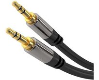 PremiumCord HQ stíněný kabel stereo Jack 3.5mm - Jack 3.5mm M/M 5m