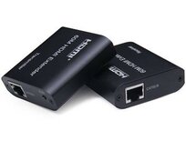 PremiumCord HDMI extender na 60m FULL HD 1080p přes jeden kabel Cat5e/6/6a/7, EDID nastavení