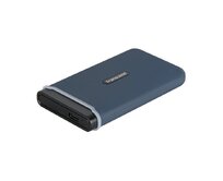 Transcend ESD370C 250GB USB 3.1 Gen2 (USB-C) Externí Anti-Shock SSD disk (3D TLC), 1050MB/R, 950MB/W, modrý