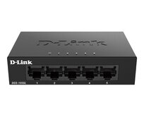 D-Link DGS-105GL/E 5-Port Gigabit Ethernet Metal Housing Unmanaged Light Switch without IGMP- 5-Port 10/100/1000 Mbps