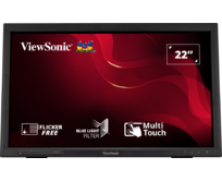 Viewsonic TD2223 - 22" TN FHD 1920x1080/10 bodový dotykový displej/5ms/250cd/75Hz/D-SUB/HDMI/DVI/3xUSB/Repro/VESA