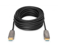 Digitus HDMI AOC hybridní optický kabel, Type A M/M, 10m, UHD 8K@60Hz, CE, gold, bl