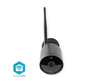 Nedis WIFICO40CBK - SmartLife Venkovní Kamera | Wi-Fi | Full HD 1080p | IP65 | Cloud / Micro SD | 12 V DC | Noční vidění | Android