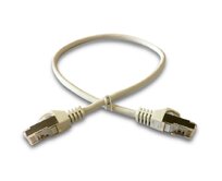 DATACOM Patch cord S/FTP CAT6A 0,5m šedý