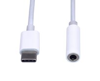 PremiumCord Převodník USB-C na audio konektor jack 3,5mm female 10cm