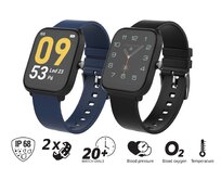 iGET FIT F45 Black - Chytré hodinky 1,7" IPS, 240x280 plně dotykový, BT 5.0, 240 mAh, 128kB RAM, 128 MB ROM
