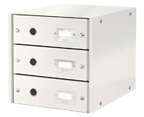 LEITZ Zásuvkový box Click&Store, 3 zásuvky, bílá