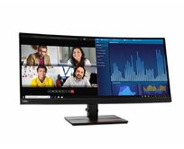 Lenovo LCD P34w-20 34" IPS zakřivený/3440x1440/6ms/DP/2xHDMI/3xUSB/USB-C/RJ45/Výškově nastavitelný/repro/webcam/černá