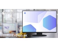 EIZO 24" EV2485-BK, 1920 x 1200, IPS,16:10, 5ms, 350 cd/m2, 1000:1, DP/HDMI/USB-C, černý