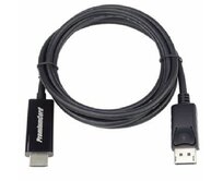 PremiumCord DisplayPort 1.2 na HDMI 2.0 kabel pro rozlišení 4Kx2K@60Hz, 2m