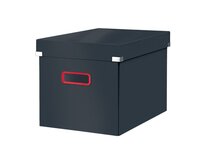 LEITZ Čtvercová krabice Click&Store COSY, velikost L (A4), sametově šedá