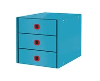 LEITZ Zásuvkový box Click&Store COSY, 3 zásuvky, klidná modrá