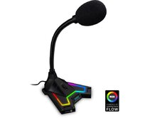 CONNECT IT NEO RGB ProMIC mikrofon, podsvícený, USB, ČERNÝ