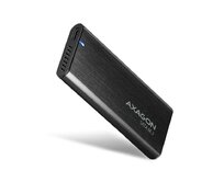 Axagon EEM2-SBC Superspeed+ USB-C - M.2 SATA SSD, externí kovový box pro M.2 SATA SSD disky, bezšroubkový