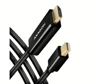 Axagon RVDM-HI14C2 miniDP > HDMI kabel, 4K/30Hz 1,8m