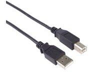 PremiumCord Kabel USB 2.0, A-B, 2m barva černá