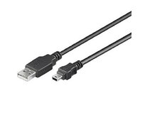 PremiumCord Kabel USB 2.0, A-B mini, 5pinů, 0,5m