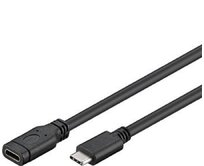 PremiumCord USB- C prodlužovací kabel (USB 3.2 generation 1), C/M - C/F, 2m