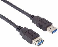 PremiumCord Prodlužovací kabel USB 3.0 Super-speed 5Gbps A-A, MF, 9pin, 1m