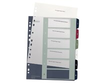 LEITZ Rejstříky Style - popisovatelné na PC, A4+ MAXI 1-6