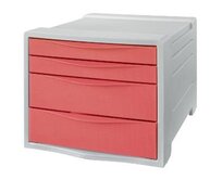 NOBO Zásuvkový box Esselte Colour'Breeze, korálová