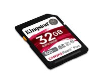 KINGSTON 32GB Canvas React Plus SDHC UHS-II 300R/260W U3 V90 for Full HD/4K/8K