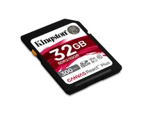 KINGSTON 32GB Canvas React Plus SDHC UHS-II 300R/260W U3 V90 for Full HD/4K/8K