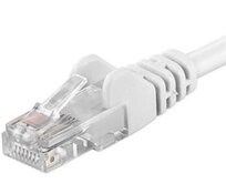 PremiumCord Patch kabel UTP RJ45-RJ45 CAT6 1m bílá