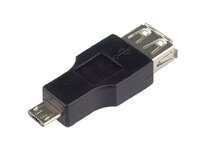 PremiumCord USB redukce USB A/female - Micro USB/male