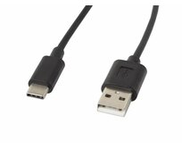 LANBERG USB-C (M) na USB-A (M) 2.0 kabel 1,8m, černý