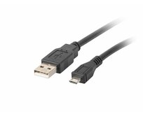 LANBERG Micro USB (M) na USB-A (M) 2.0 kabel 1m, černý