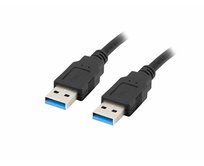 LANBERG USB-A M / M 3.0 kabel 0,5m, černý 