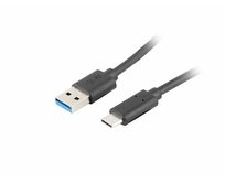 LANBERG USB-C (M) na USB-A (M) 3.1 kabel 1,8m, černý