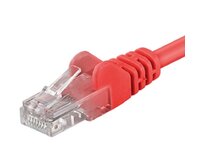 PremiumCord Patch kabel UTP RJ45-RJ45 CAT6 1,5m červená