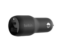 Belkin BOOST CHARGE™ 37W Duální Power Delivery PPS nabíječka do auta - 25W USB-C & 12W USB-A, černá