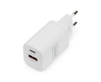 DIGITUS Nabíječka Dual Port USB 1x USB-A / 1x USB-C 30W, 1x 2,4A, 1x 3A, QC3.0