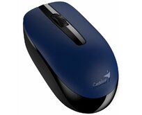 GENIUS NX-7007 Myš, bezdrátová, optická, 1200dpi, 3 tlačítka, Blue-Eye senzor, USB, černo-modrá