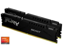 KINGSTON 32GB 5200MT/s DDR5 CL36 DIMM (Kit of 2) FURY Beast Black EXPO