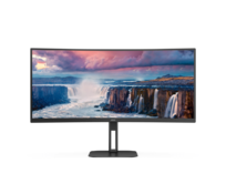AOC LCD CU34V5C 34" zakřivený VA/3440x1440@100Hz/1ms/300cd/HDMI/DP/4xUSB/USB-C/Repro/HAS/VESA