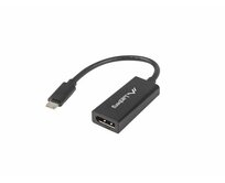 LANBERG USB-C(M) 3.1 na Displayport(F) adaptér kabel 15CM černý  
