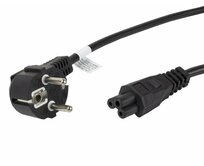 LANBERG CEE 7/7 (MICKEY) na IEC 320 C5 POWER CORD 1.8M VDE černý  