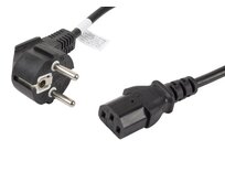 LANBERG CEE 7/7 na IEC 320 C13 POWER CORD 1.8M VDE černý  