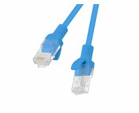 LANBERG Patch kabel CAT.5E UTP 0.5M modrý Fluke Passed  