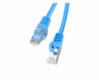 LANBERG Patch kabel CAT.6 FTP 0.25M modrý Fluke Passed  