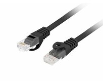 LANBERG Patch kabel CAT.6 UTP LSZH CU 0.25M černý Fluke Passed