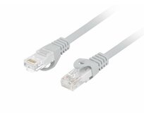 LANBERG Patch kabel CAT.6 UTP LSZH CU 1.5M šedý Fluke Passed