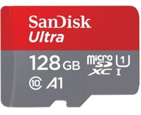 SanDisk Ultra/micro SDHC/128GB/140MBps/UHS-I U1 / Class 10/+ Adaptér