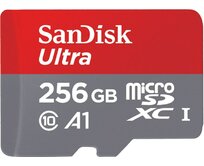 SanDisk Ultra/micro SDHC/256GB/150MBps/UHS-I U1 / Class 10/+ Adaptér